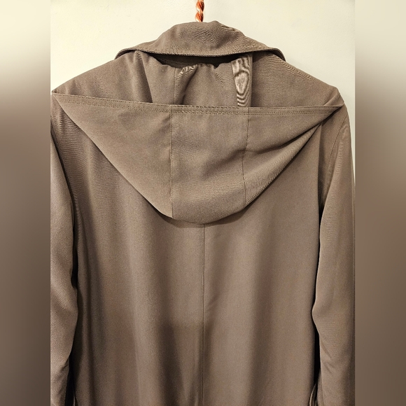 Vintage - NWT Utex Design - Removable Lining Dark Mauve Trench Coat - Size 16 - Picture 3 of 14